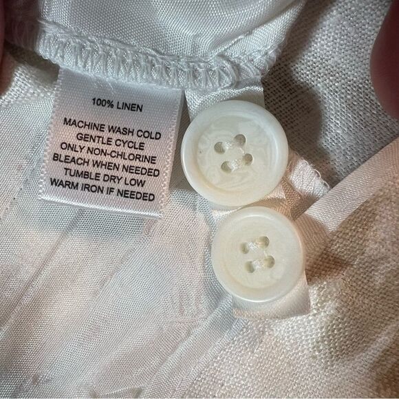 Loft linen blend  Elephant Print Skirt mp - Picture 15 of 16